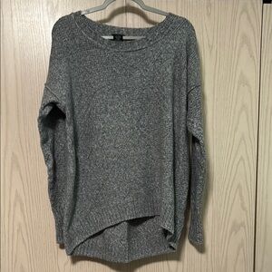 Calvin Klein Jeans Gray Crew Neck Sweater Modern Knit